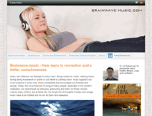 Tablet Screenshot of brainwave-music.com